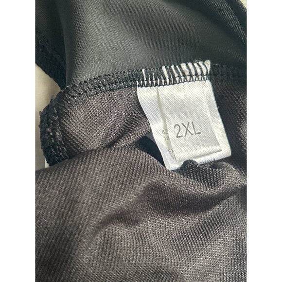 Blue & Black Striped Tankini Style Swimsuit Size 2XL - Picture 3 of 11